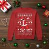 image:imageTstars Dabbing Santa Kids Christmas Sweatshirt  Funny Ugly Holiday Sweater Style Pullover for Boys amp YouthDab  Red