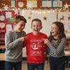image:imageTstars Dabbing Santa Kids Christmas Sweatshirt  Funny Ugly Holiday Sweater Style Pullover for Boys amp YouthDab  Red