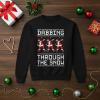 image:imageTstars Dabbing Santa Kids Christmas Sweatshirt  Funny Ugly Holiday Sweater Style Pullover for Boys amp YouthDabbing Through  Black