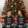 image:imageTstars Dabbing Santa Kids Christmas Sweatshirt  Funny Ugly Holiday Sweater Style Pullover for Boys amp YouthDabbing Through  Black