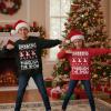 image:imageTstars Dabbing Santa Kids Christmas Sweatshirt  Funny Ugly Holiday Sweater Style Pullover for Boys amp YouthDabbing Through  Red