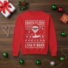 image:imageTstars Dabbing Santa Kids Christmas Sweatshirt  Funny Ugly Holiday Sweater Style Pullover for Boys amp YouthFloss  Red