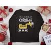 image:imageTstars Im Digging Christmas Personalized Boys Tractor Toddler Kids Long Sleeve TShirtBlack