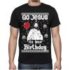 image:imageTstars Go Jesus Its Your Birthday Shirt  Funny Ugly Christmas Sweater Style Holiday Tee for Men amp AdultsGo J  Black