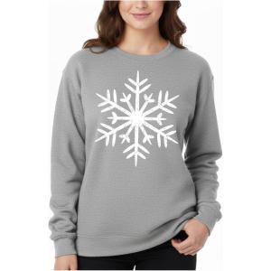 image:imageTstars Christmas Sweatshirt for Women amp Teen Girls  Santa Claws Cat Flamingo  Xmas Holiday PulloverSnowflake  Gray