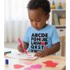 image:imageTstars ABC I Love You Kids Valentine Shirt  Alphabet Heart Graphic Tee for Toddlers Boys and GirlsPuff Abc  California Blue