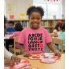 image:imageTstars ABC I Love You Kids Valentine Shirt  Alphabet Heart Graphic Tee for Toddlers Boys and GirlsPuff Abc  Pink