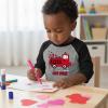 image:imageTstars Boys Valentines Day Shirt  Truck Loads of Love Dabbing Heart  Toddler Kids Raglan 34 Sleeve TShirtFire Truck  Dark Gray
