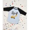 image:imageTstars Construction 2nd Birthday Shirt  Im Digging Being 2 Raglan TShirt Gift for Toddler Boys and KidsBlackWhite