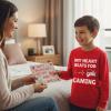 image:imageTstars Gamer Valentine Kids Long Sleeve Shirt Video Game Controller Love Soccer Tee for Boys GirlsHeart Beats  Red