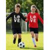 image:imageTstars Gamer Valentine Kids Long Sleeve Shirt Video Game Controller Love Soccer Tee for Boys GirlsSoccer  Black