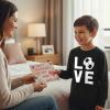 image:imageTstars Gamer Valentine Kids Long Sleeve Shirt Video Game Controller Love Soccer Tee for Boys GirlsSoccer  Black