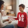 image:imageTstars Gamer Valentine Kids Long Sleeve Shirt Video Game Controller Love Soccer Tee for Boys GirlsSoccer  Red
