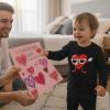 image:imageTstars Kids Tractor and Digger Poppin Valentines Day Shirt  Funny Heart Dab Long Sleeve Tee for Toddlers Boys and GirlsDabbing  Black