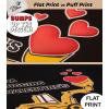 image:imageTstars Kids Tractor and Digger Poppin Valentines Day Shirt  Funny Heart Dab Long Sleeve Tee for Toddlers Boys and GirlsPuff Digging  Black