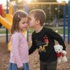 image:imageTstars Kids Tractor and Digger Poppin Valentines Day Shirt  Funny Heart Dab Long Sleeve Tee for Toddlers Boys and GirlsPuff Digging  Black