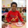 image:imageTstars Kids Tractor and Digger Poppin Valentines Day Shirt  Funny Heart Dab Long Sleeve Tee for Toddlers Boys and GirlsPuff Digging  Red
