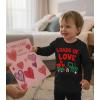 image:imageTstars Kids Tractor and Digger Poppin Valentines Day Shirt  Funny Heart Dab Long Sleeve Tee for Toddlers Boys and GirlsPuff Tractor  Black