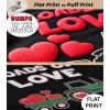 image:imageTstars Kids Tractor and Digger Poppin Valentines Day Shirt  Funny Heart Dab Long Sleeve Tee for Toddlers Boys and GirlsPuff Tractor  Black