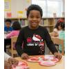 image:imageTstars Kids Tractor and Digger Poppin Valentines Day Shirt  Funny Heart Dab Long Sleeve Tee for Toddlers Boys and GirlsPuff Truck  Black