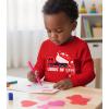 image:imageTstars Kids Tractor and Digger Poppin Valentines Day Shirt  Funny Heart Dab Long Sleeve Tee for Toddlers Boys and GirlsPuff Truck  Red