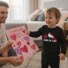 image:imageTstars Kids Tractor and Digger Poppin Valentines Day Shirt  Funny Heart Dab Long Sleeve Tee for Toddlers Boys and GirlsTruck  Black