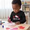 image:imageTstars Kids Tractor and Digger Poppin Valentines Day Shirt  Funny Heart Dab Long Sleeve Tee for Toddlers Boys and GirlsTruck  Black