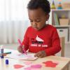 image:imageTstars Kids Tractor and Digger Poppin Valentines Day Shirt  Funny Heart Dab Long Sleeve Tee for Toddlers Boys and GirlsTruck  Red