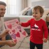 image:imageTstars Kids Tractor and Digger Poppin Valentines Day Shirt  Funny Heart Dab Long Sleeve Tee for Toddlers Boys and GirlsTruck  Red