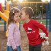 image:imageTstars Kids Tractor and Digger Poppin Valentines Day Shirt  Funny Heart Dab Long Sleeve Tee for Toddlers Boys and GirlsTruck  Red
