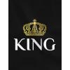 image:imageTstars King amp Queen Matching Couples Valentines Day Idea Gift Long Sleeve TShirtKing Black  Queen Pink