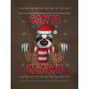 image:imageTstars Santa Claws Sloth Ugly Christmas Sweater Funny Xmas Women SweatshirtBlack