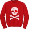 image:imageTstars  Pirate Skull amp Heart Valentines Day ToddlerKids SweatshirtRed