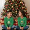 image:imageTstars Spongebob Ugly Christmas Sweater Shirt  Funny Long Sleeve Holiday Tee for Youth Boys amp GirlsGreen