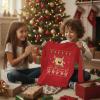 image:imageTstars Spongebob Ugly Christmas Sweater Shirt  Funny Long Sleeve Holiday Tee for Youth Boys amp GirlsRed