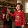image:imageTstars Spongebob Ugly Christmas Sweater Shirt  Funny Long Sleeve Holiday Tee for Youth Boys amp GirlsRed