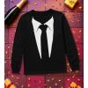 image:imageTstars Suit amp Tie Long Sleeve Tuxedo Shirt for Men Funny Top for Wedding Bachelor Party Halloween EventsBlack