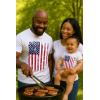 image:imageTstars Distressed American Flag 4th of July Dad amp Baby Matching Outfits  Memorial Day Patriotic Daddy amp Me ShirtsDad White  Baby White