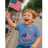 image:imageTstars Mommys Little Firecracker 4th of July Shirt for Kids  Toddler Girls amp Boys Patriotic American Flag TShirtDino  California Blue
