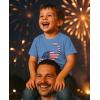 image:imageTstars Mommys Little Firecracker 4th of July Shirt for Kids  Toddler Girls amp Boys Patriotic American Flag TShirtDino  California Blue