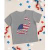 image:imageTstars Mommys Little Firecracker 4th of July Shirt for Kids  Toddler Girls amp Boys Patriotic American Flag TShirtDino  Gray