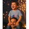 image:imageTstars Mommys Little Firecracker 4th of July Shirt for Kids  Toddler Girls amp Boys Patriotic American Flag TShirtDino  Gray
