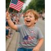 image:imageTstars Mommys Little Firecracker 4th of July Shirt for Kids  Toddler Girls amp Boys Patriotic American Flag TShirtDino  Gray