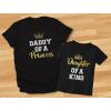 image:imageTstars Fathers Day Matching Shirts  Daughter of a King and Daddy of a Princess Set Father amp Toddler Girl OutfitsDaddy Black  Daughter Black