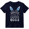 image:imageTstars St Patricks Day Shirt Funny Irish Clover Easter Bunny Eggs Infant Toddler Youth Kids TShirt Trade Sister 12M Navy