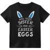 image:imageTstars St Patricks Day Shirt Funny Irish Clover Easter Bunny Eggs Infant Toddler Youth Kids TShirt Trade Sister 4T Black