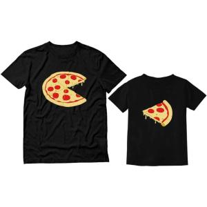 image:imageTstars Pizza Dad and Son Matching Shirts  Fathers Day Dad Tee Toddler Boy Girl ShirtAdult Black  Toddler Black