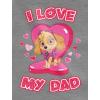 image:imageTstars Skye Paw Patrol Shirt Fathers Day I Love My Dad Toddler Girls Kids Fitted TShirt 4T Gray