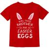 image:imageTstars St Patricks Day Shirt Funny Irish Clover Easter Bunny Eggs Infant Toddler Youth Kids TShirt Trade Brother 12M Red