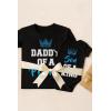 image:imageTstars Daddy of a Prince Son of a King Matching Dad and Baby Shirts  Fathers Day Outfit Gift for Newborn amp DadsDaddy Black  Son Black